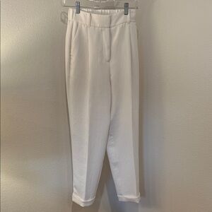 Aritzia Wilfred Effortless White Pant